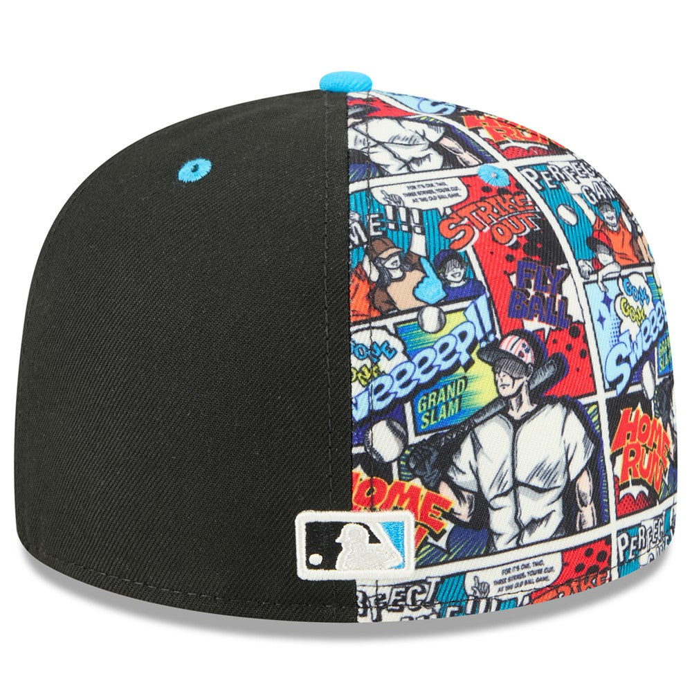 Miami Marlins New Era 2025 MLB Diamond Hero Edition 59FIFTY Fitted Hat for sale