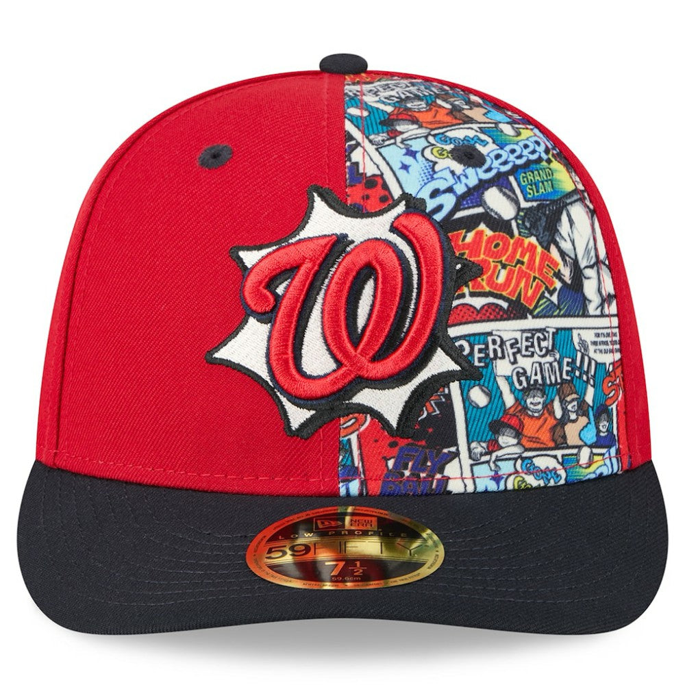 Washington Nationals New Era 2025 MLB Diamond Hero Edition Low Profile 59FIFTY Fitted Hat Lifestyle