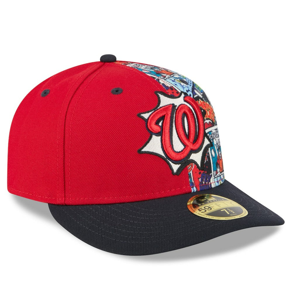 Washington Nationals New Era 2025 MLB Diamond Hero Edition Low Profile 59FIFTY Fitted Hat Lifestyle