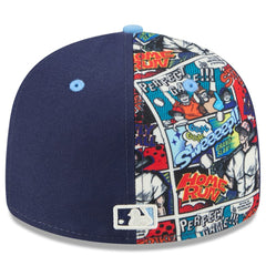 Tampa Bay Rays New Era 2025 MLB Diamond Hero Edition Low Profile 59FIFTY Fitted Hat Lifestyle