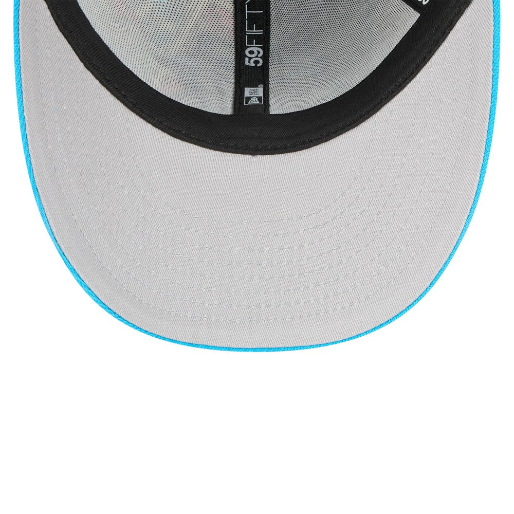 Miami Marlins New Era 2025 MLB Diamond Hero Edition Low Profile 59FIFTY Fitted Hat On Sale