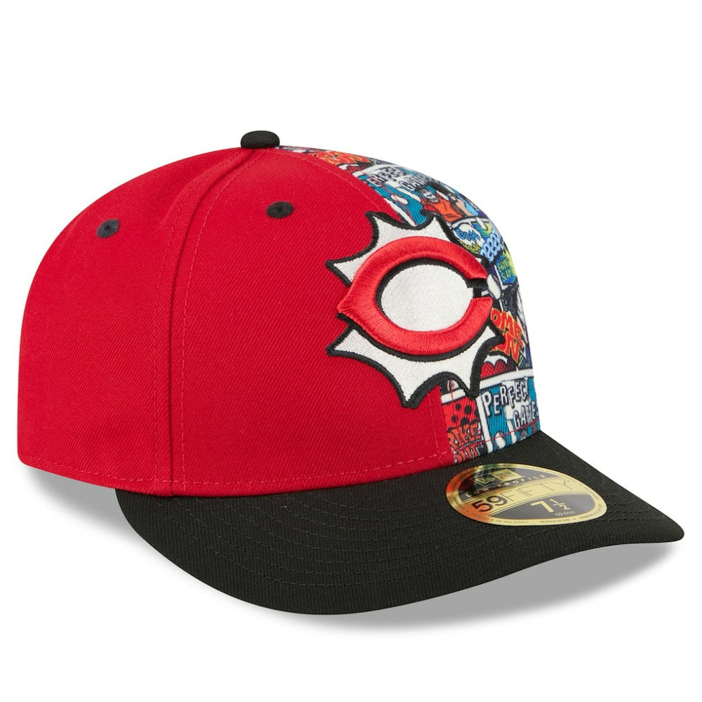 Cincinnati Reds New Era 2025 MLB Diamond Hero Edition Low Profile 59FIFTY Fitted Hat discount