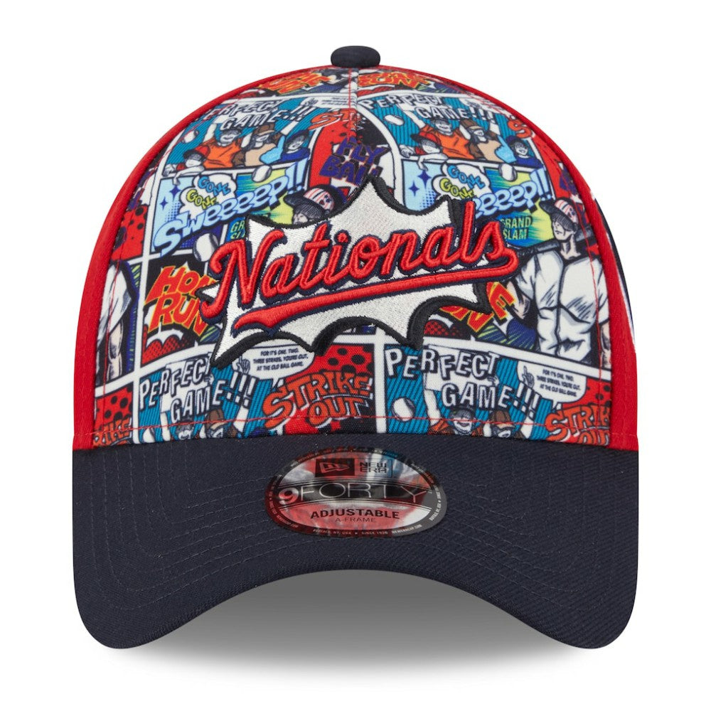 Washington Nationals New Era Youth 2025 MLB Diamond Hero Edition A-Frame 9FORTY Adjustable Hat for sale