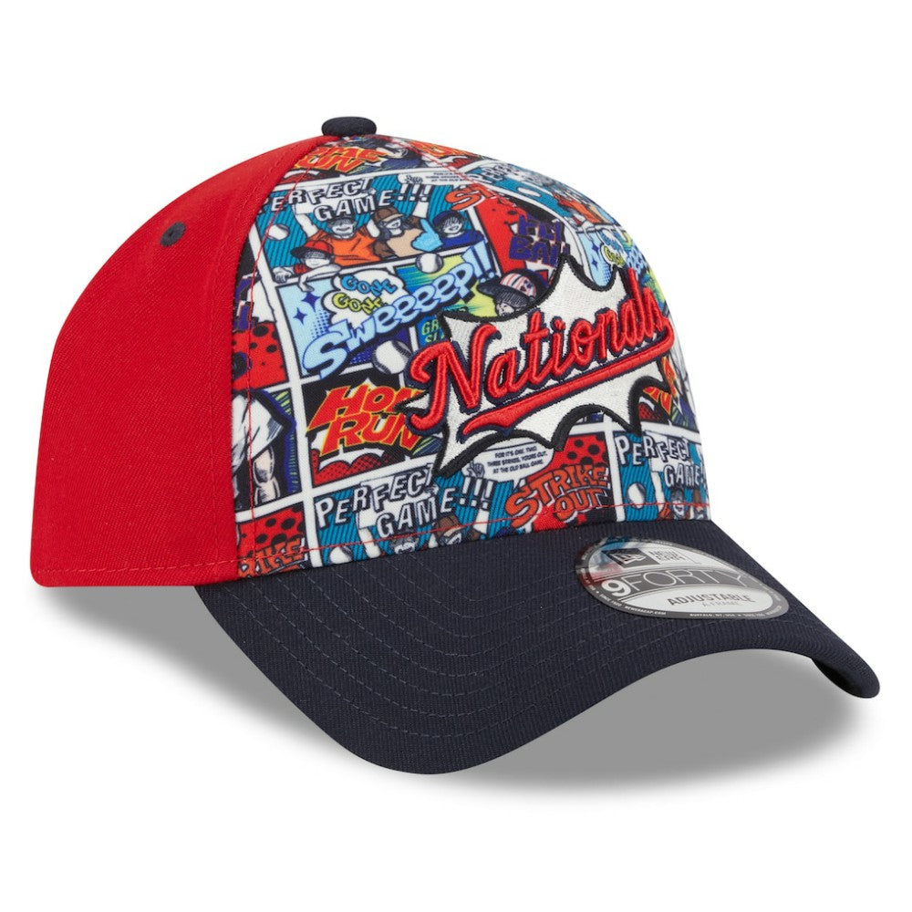 Washington Nationals New Era Youth 2025 MLB Diamond Hero Edition A-Frame 9FORTY Adjustable Hat for sale