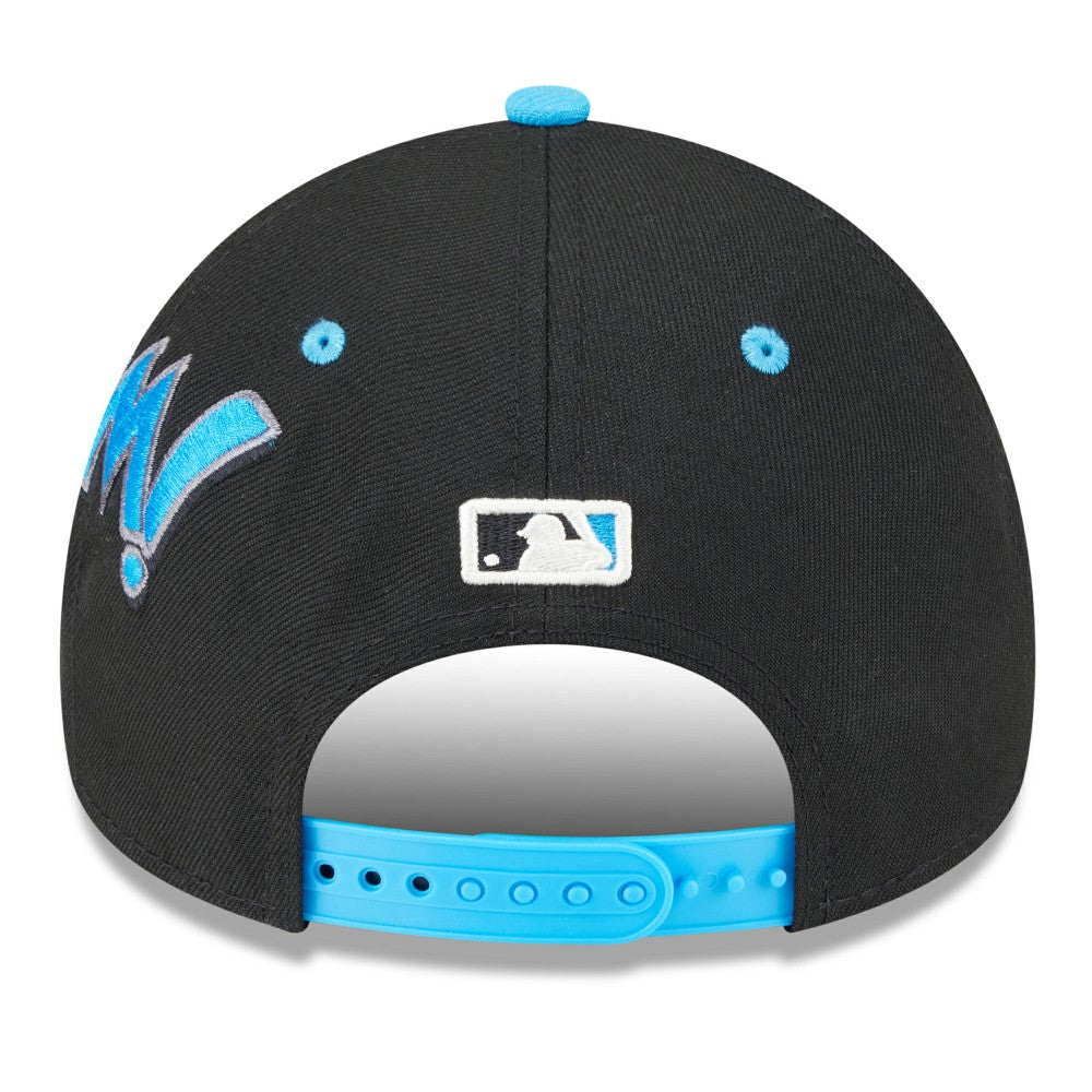Miami Marlins New Era Youth 2025 MLB Diamond Hero Edition A-Frame 9FORTY Adjustable Hat for sale