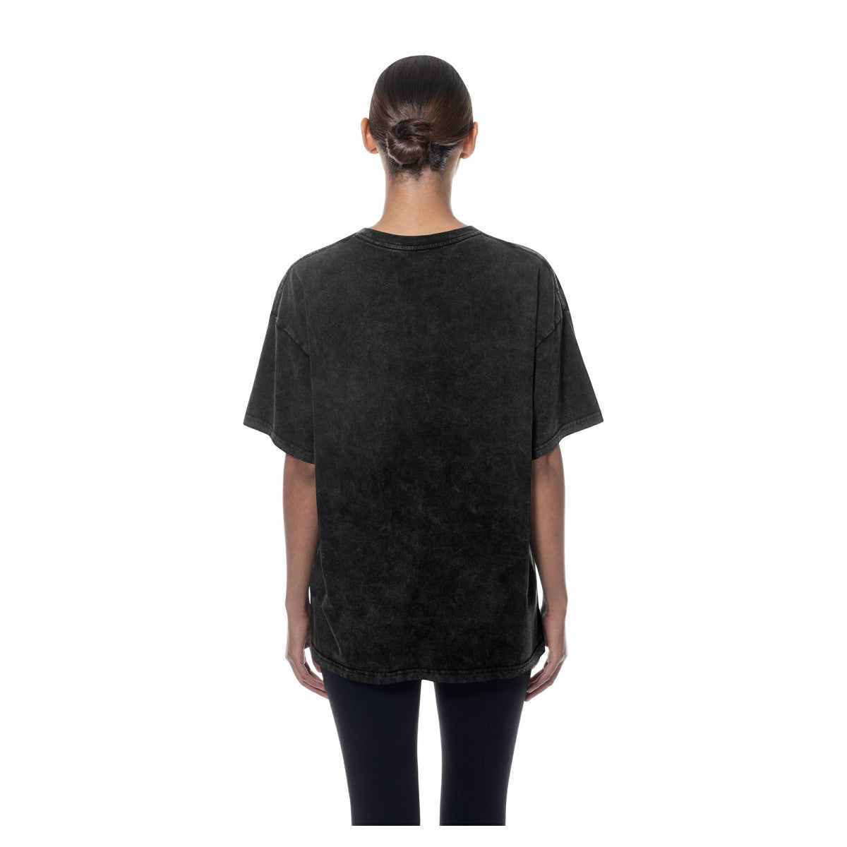 New Era - Minnesota Timberwolves Women's Throwback Mineral Wash Oversized T-Shirt - Black