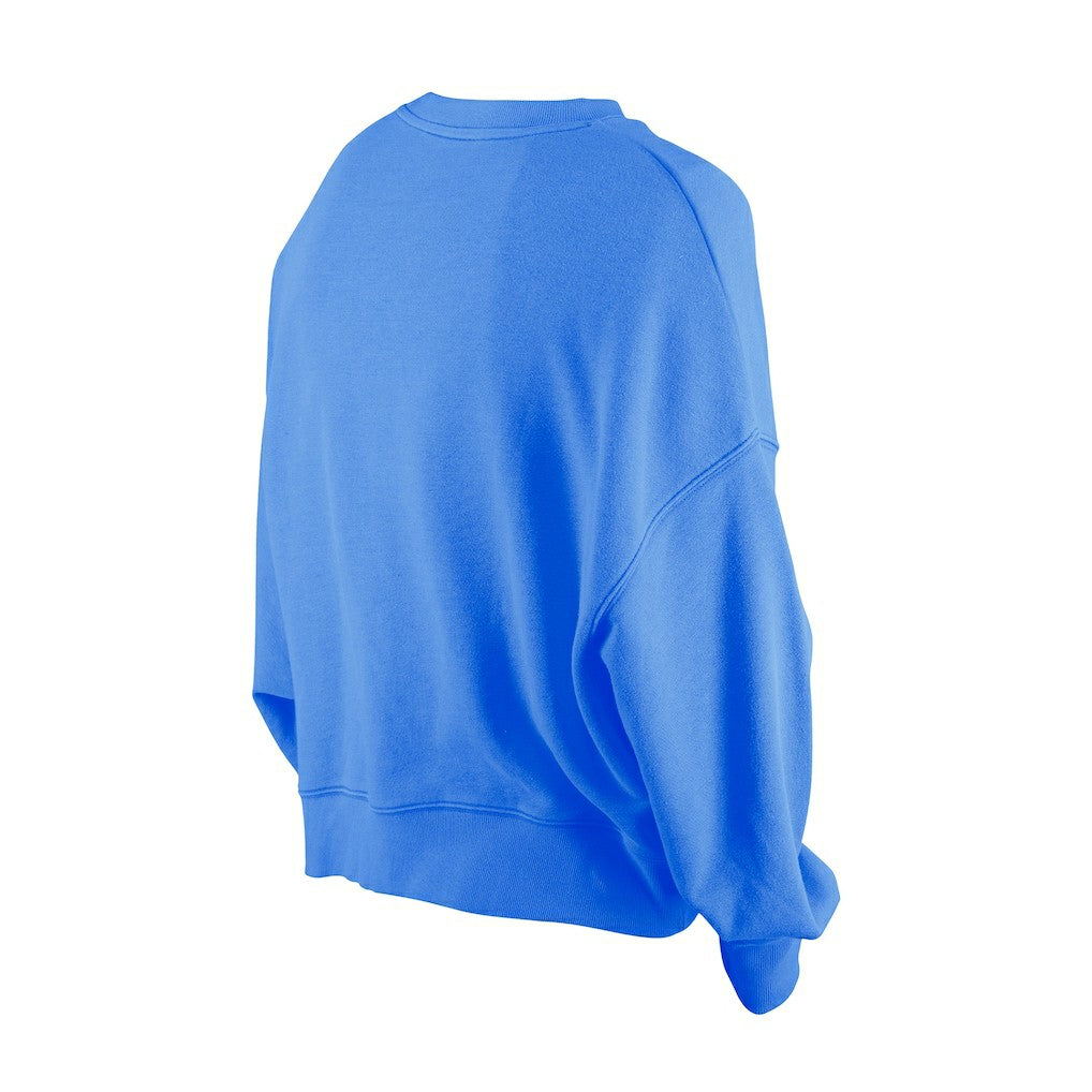 New Era - Philadelphia 76ers Women's Boxy Throwback Mineral Wash Sweatshirt - Royal