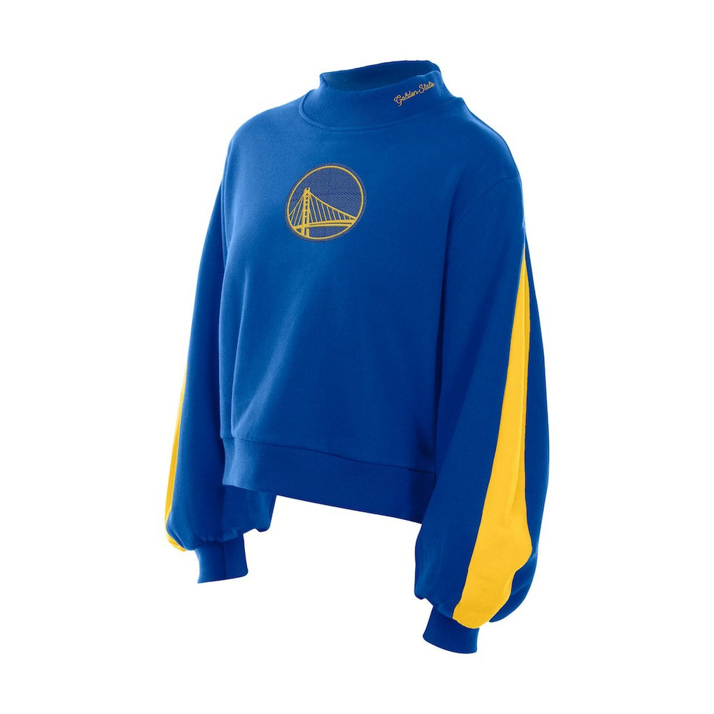 New Era - Golden State Warriors Women's Sport Night Balloon Sleeves Sweatshirt - Royal