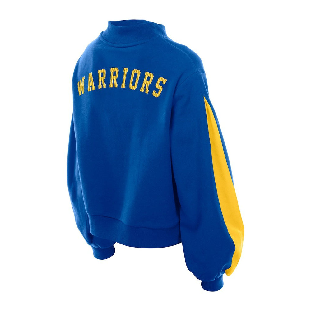 New Era - Golden State Warriors Women's Sport Night Balloon Sleeves Sweatshirt - Royal
