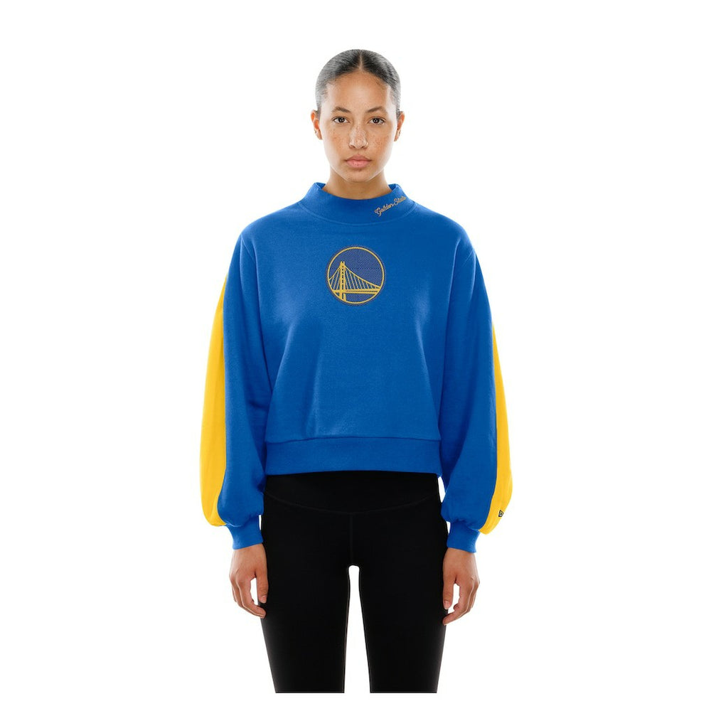New Era - Golden State Warriors Women's Sport Night Balloon Sleeves Sweatshirt - Royal