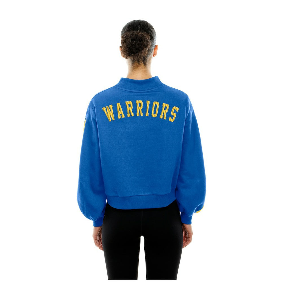 New Era - Golden State Warriors Women's Sport Night Balloon Sleeves Sweatshirt - Royal