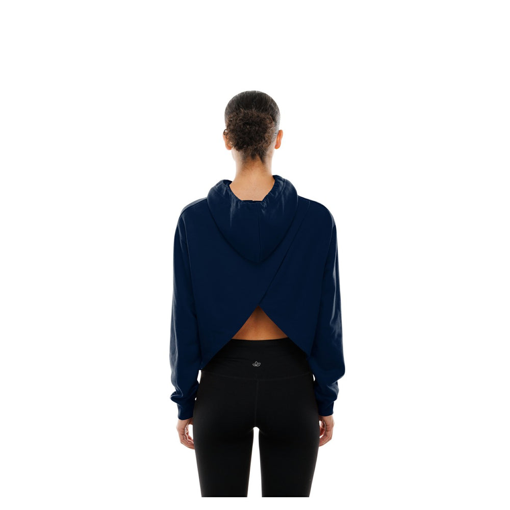 New Era - Minnesota Timberwolves Women's Glam Game Open Back Hoodie - Navy