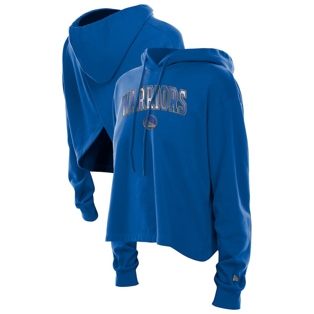 New Era - Golden State Warriors Women's Glam Game Open Back Hoodie - Royal