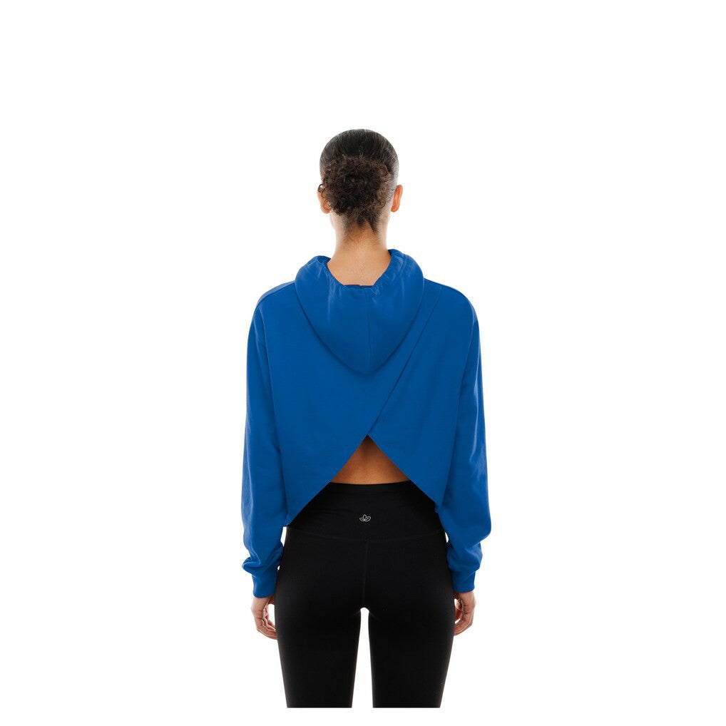 New Era - New York Knicks Women's Glam Game Open Back Hoodie - Blue