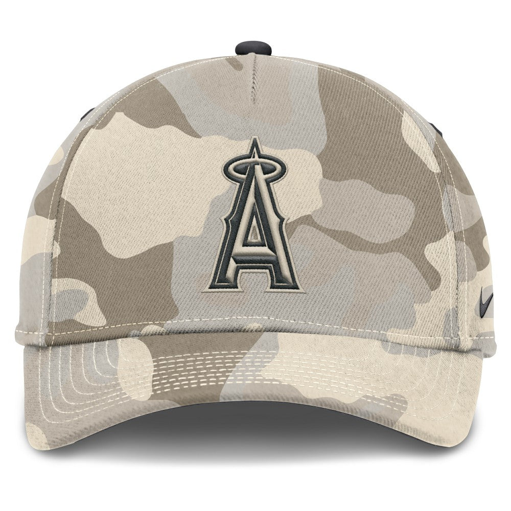 Los Angeles Angels Nike Camo Pack Rise Adjustable Hat for sale