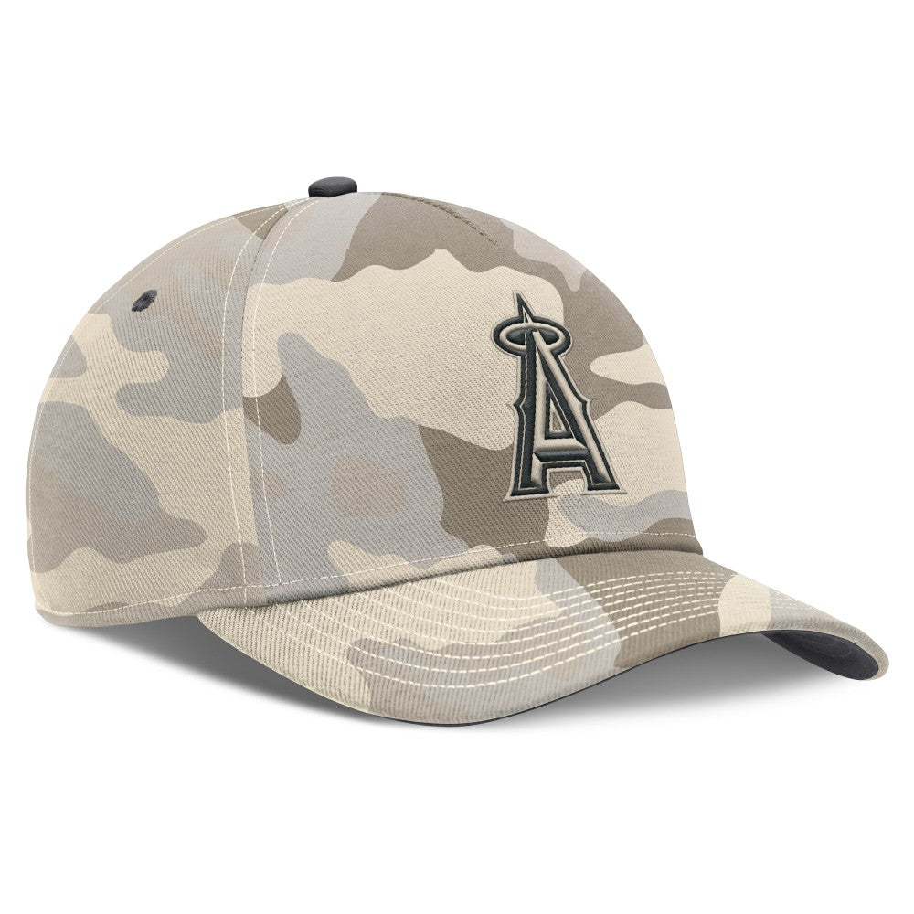 Los Angeles Angels Nike Camo Pack Rise Adjustable Hat for sale