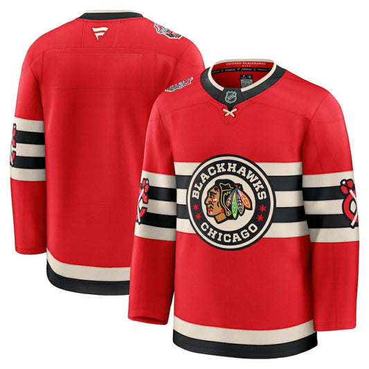 Chicago Blackhawks Fanatics 2025 NHL Winter Classic Premium Jersey - Red | NHL Jerseys