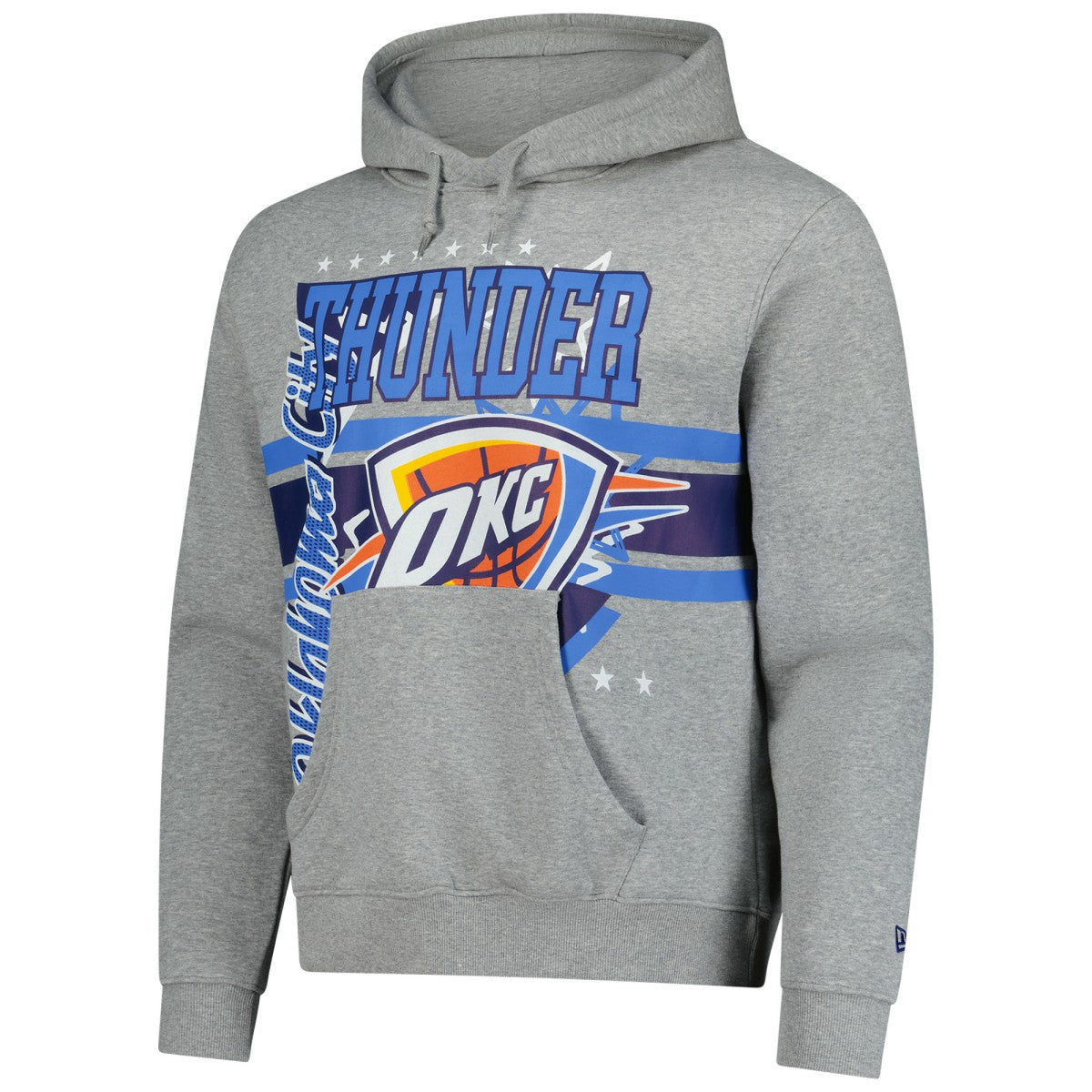 New Era - Oklahoma City Thunder Injection Sport Classics Fleece Hoodie - Heather Gray