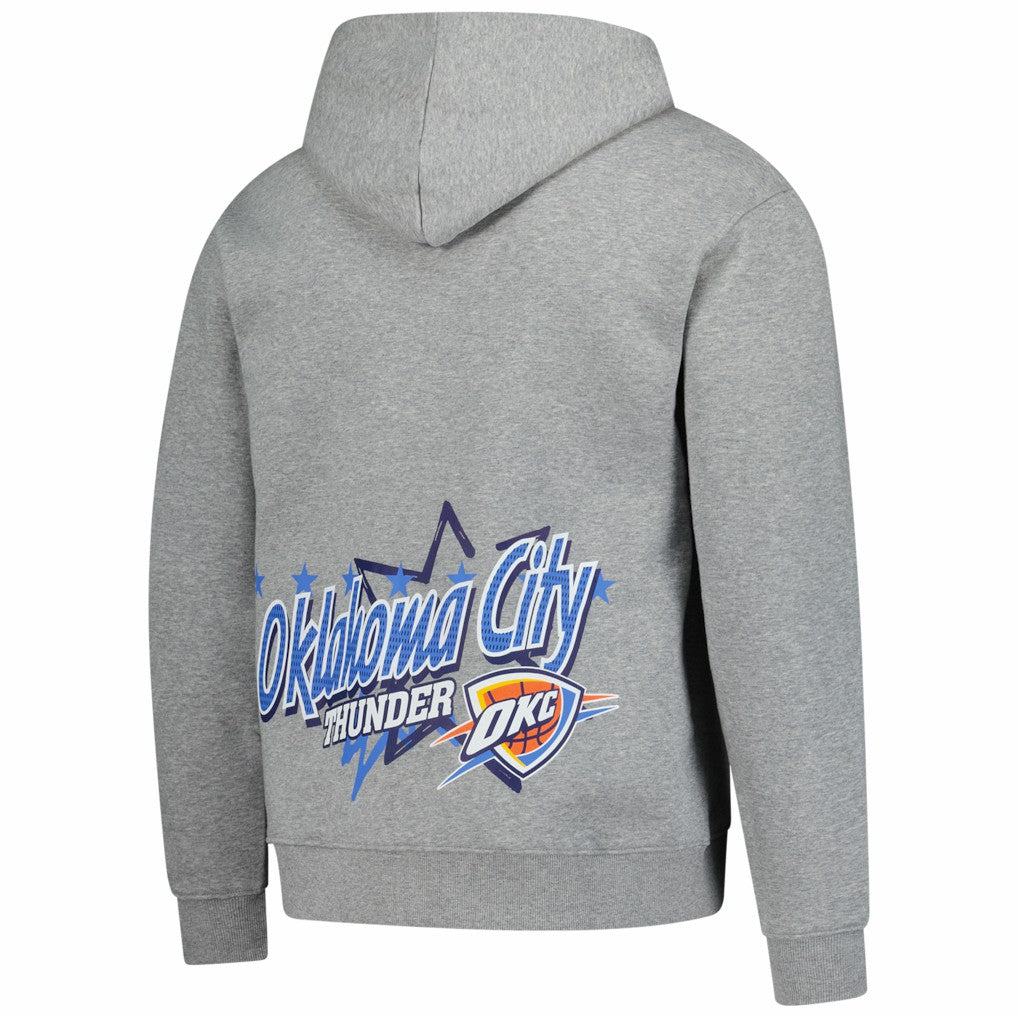 New Era - Oklahoma City Thunder Injection Sport Classics Fleece Hoodie - Heather Gray