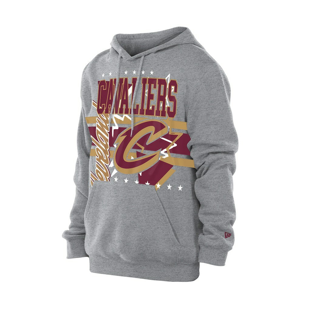 New Era - Cleveland Cavaliers Injection Sport Classics Fleece Hoodie - Heather Gray