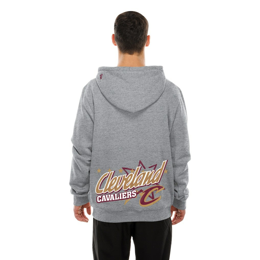 New Era - Cleveland Cavaliers Injection Sport Classics Fleece Hoodie - Heather Gray