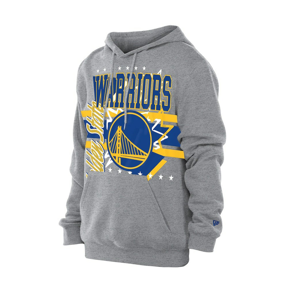 New Era - Golden State Warriors Injection Sport Classics Fleece Hoodie - Heather Gray
