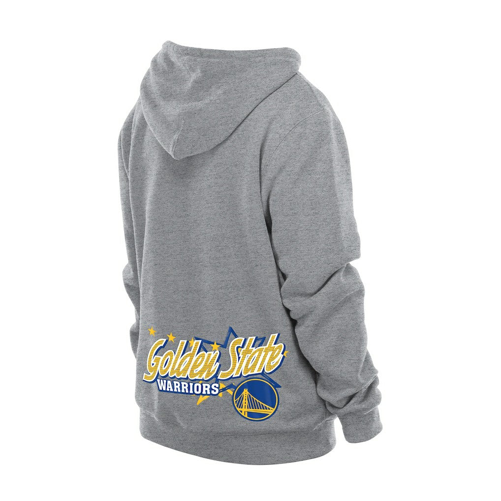 New Era - Golden State Warriors Injection Sport Classics Fleece Hoodie - Heather Gray