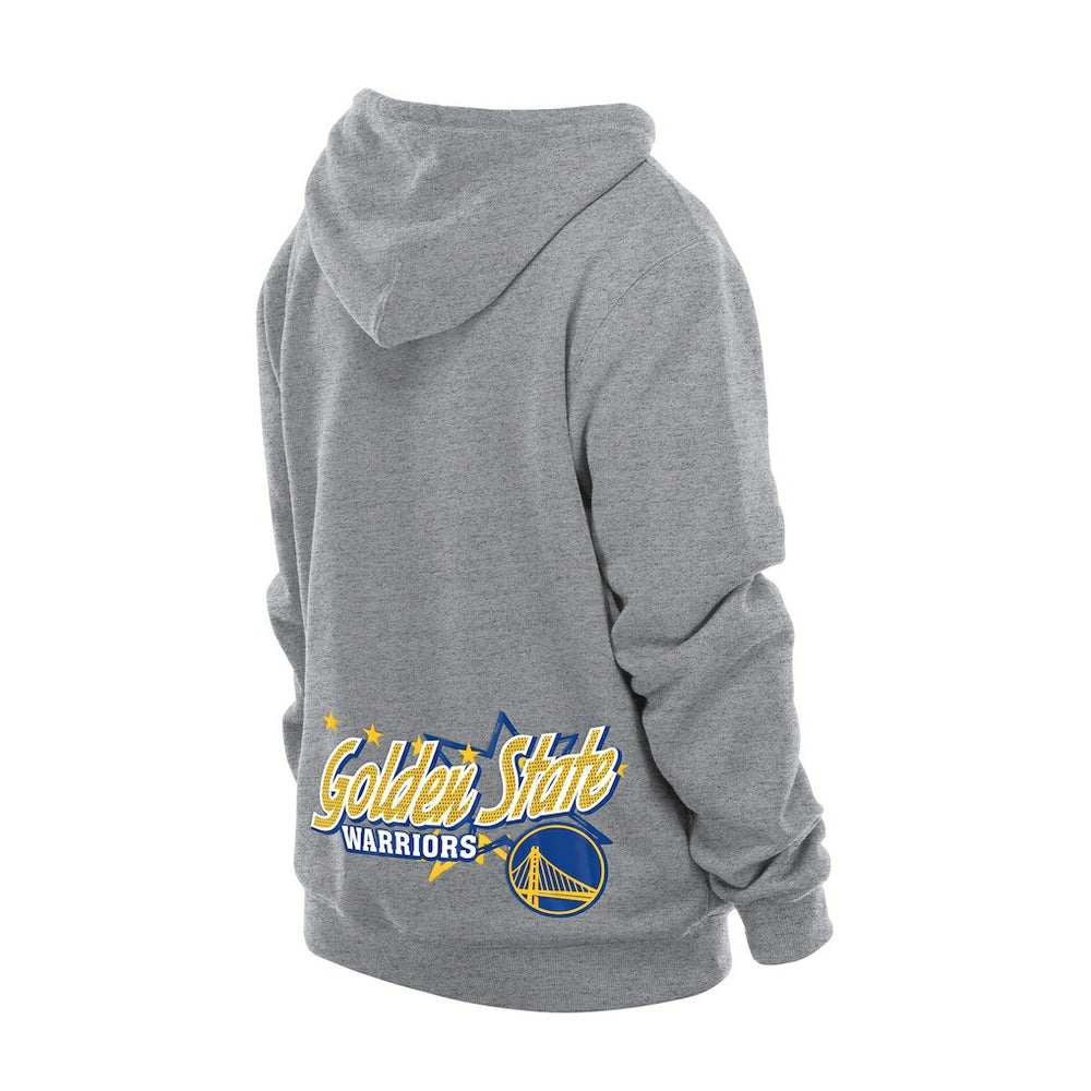 New Era - Golden State Warriors Injection Sport Classics Fleece Hoodie - Heather Gray