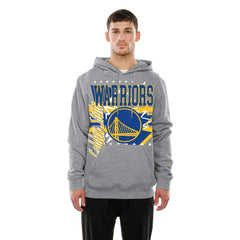 New Era - Golden State Warriors Injection Sport Classics Fleece Hoodie - Heather Gray