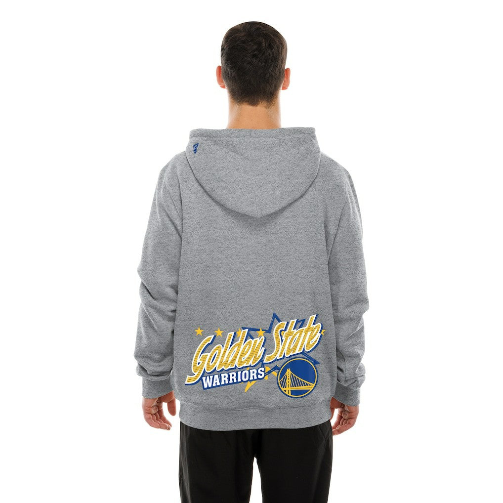 New Era - Golden State Warriors Injection Sport Classics Fleece Hoodie - Heather Gray