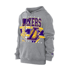 New Era - Los Angeles Lakers Injection Sport Classics Fleece Hoodie - Heather Gray