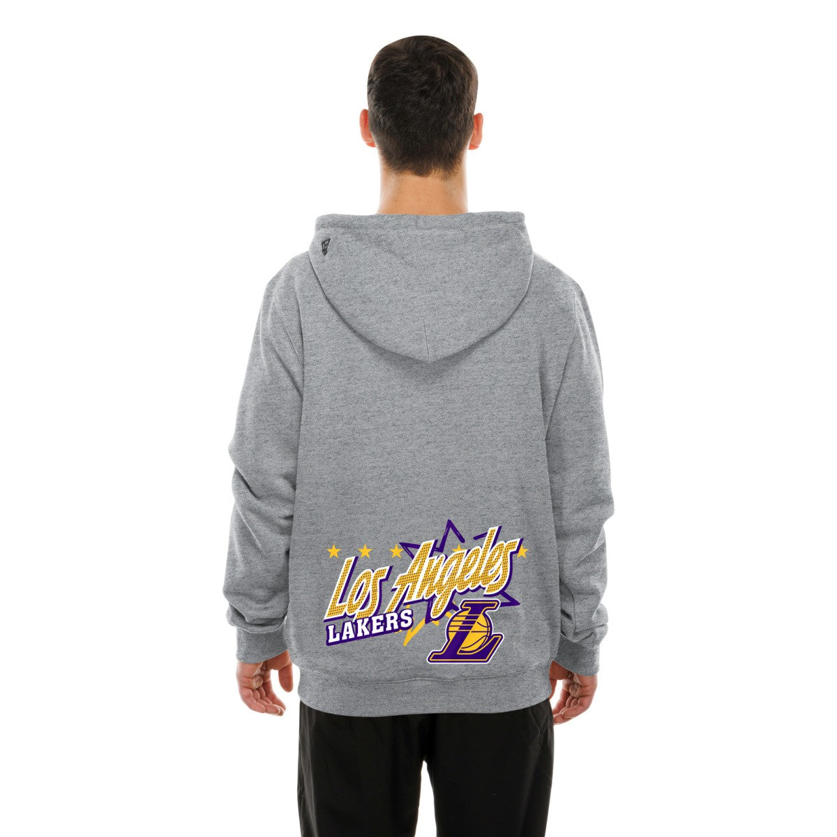 New Era - Los Angeles Lakers Injection Sport Classics Fleece Hoodie - Heather Gray