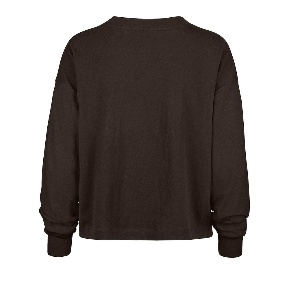 Cleveland Browns '47 Women's Outreach City Oversized Long Sleeve T-Shirt Brown - 47 brand