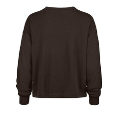 Cleveland Browns '47 Women's Outreach City Oversized Long Sleeve T-Shirt Brown - 47 brand