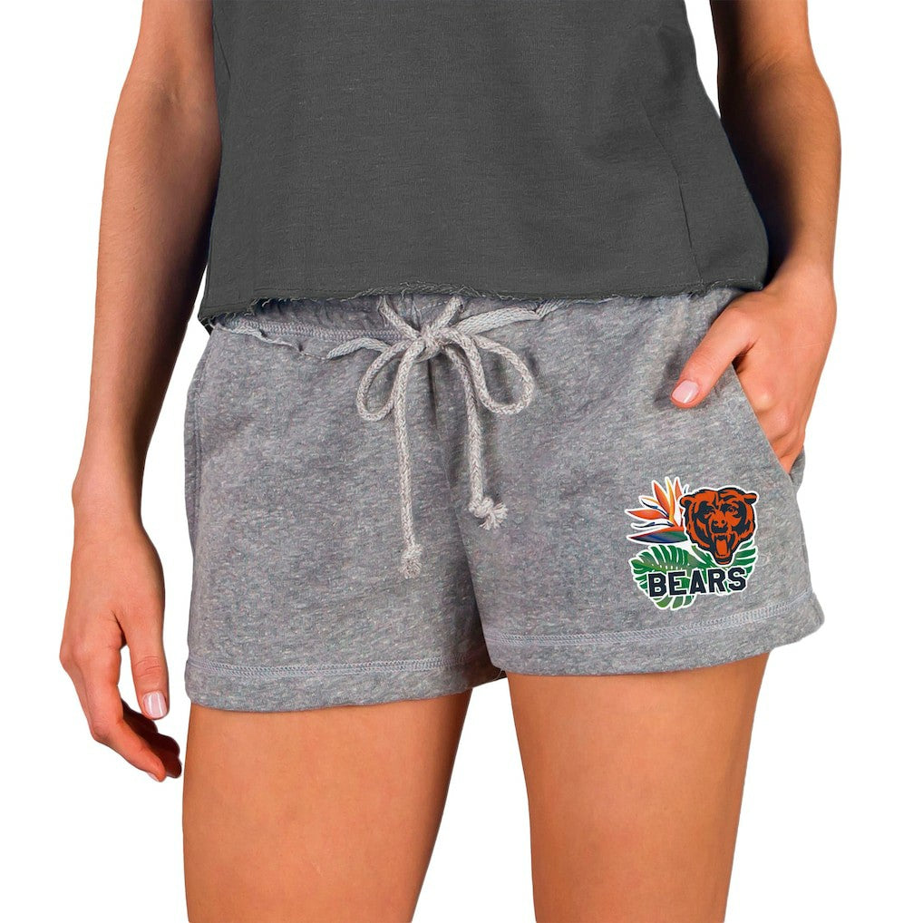 Chicago Bears Concepts Sport Women's Mainstream Terry Shorts Gray - NFL