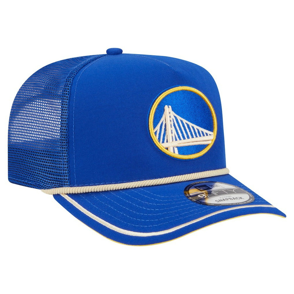 New Era - Golden State Warriors Vintage Team Rope A-Frame 9FIFTY Snapback Hat - Royal
