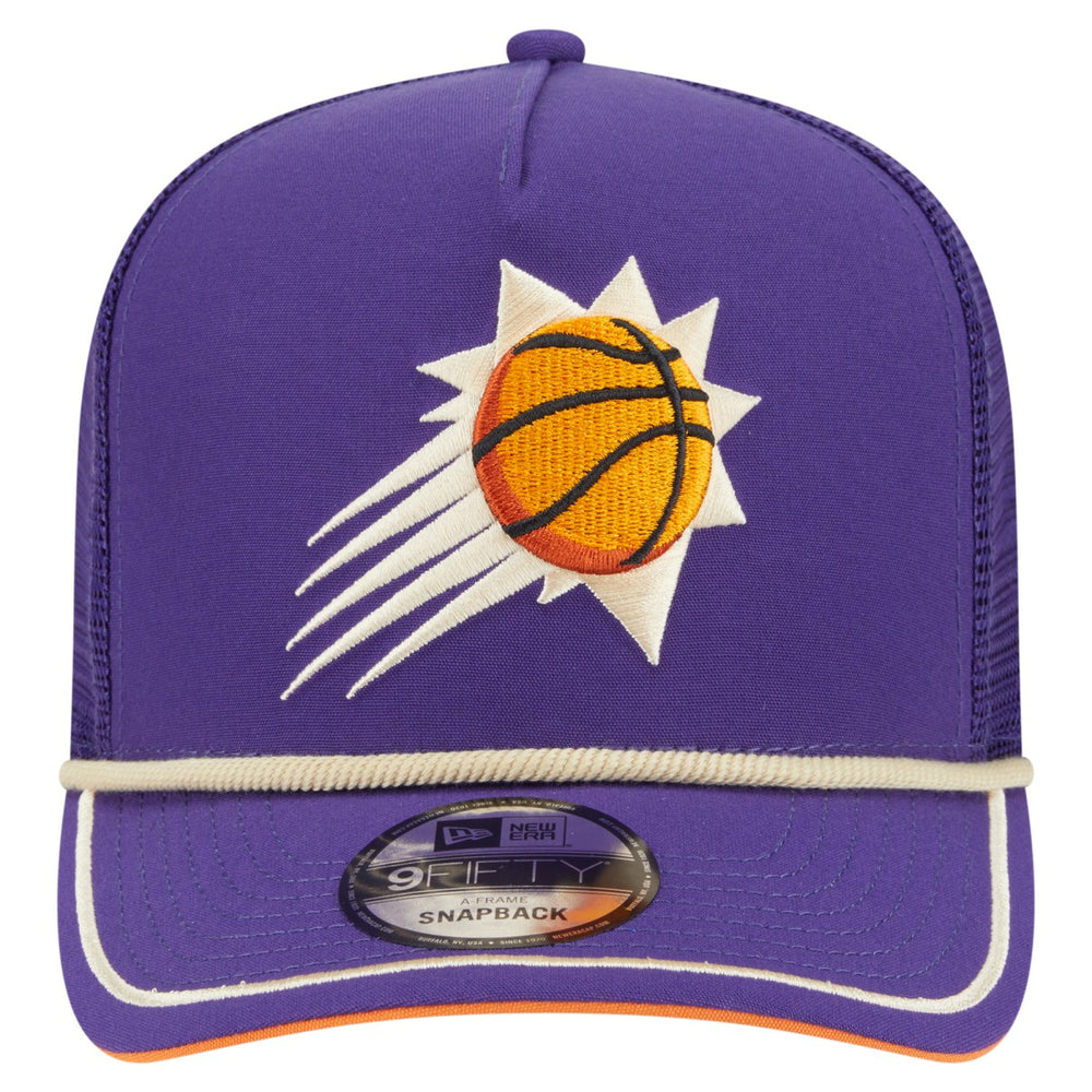 New Era - Phoenix Suns Vintage Team Rope A-Frame 9FIFTY Snapback Hat - Purple