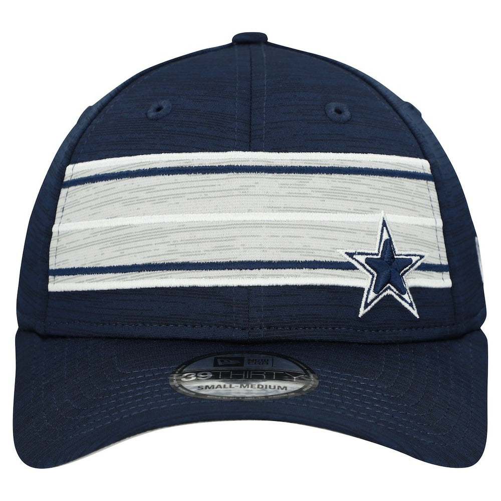 Dallas Cowboys New Era Stripes 39THIRTY Flex Hat Navy - NFL
