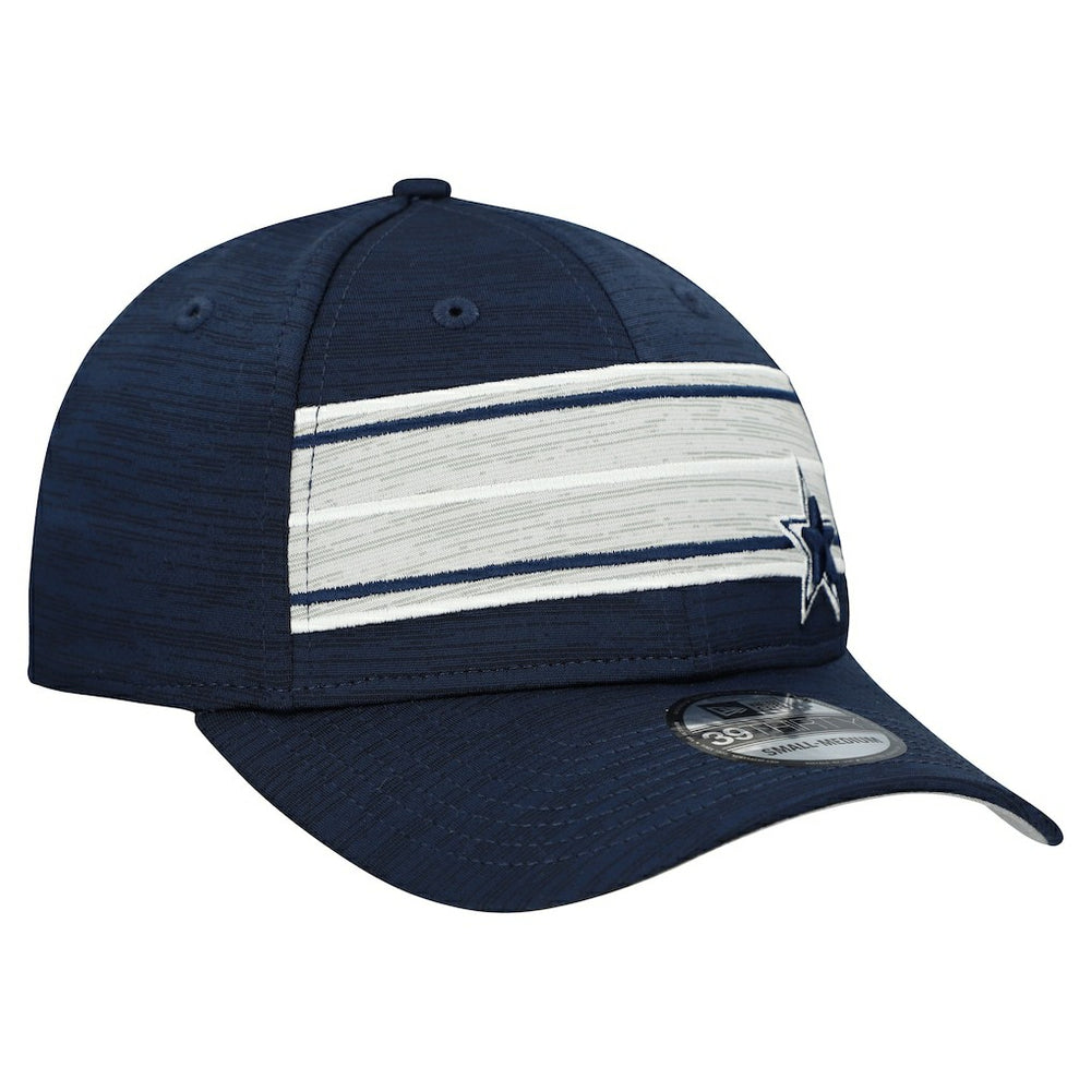Dallas Cowboys New Era Stripes 39THIRTY Flex Hat Navy - NFL