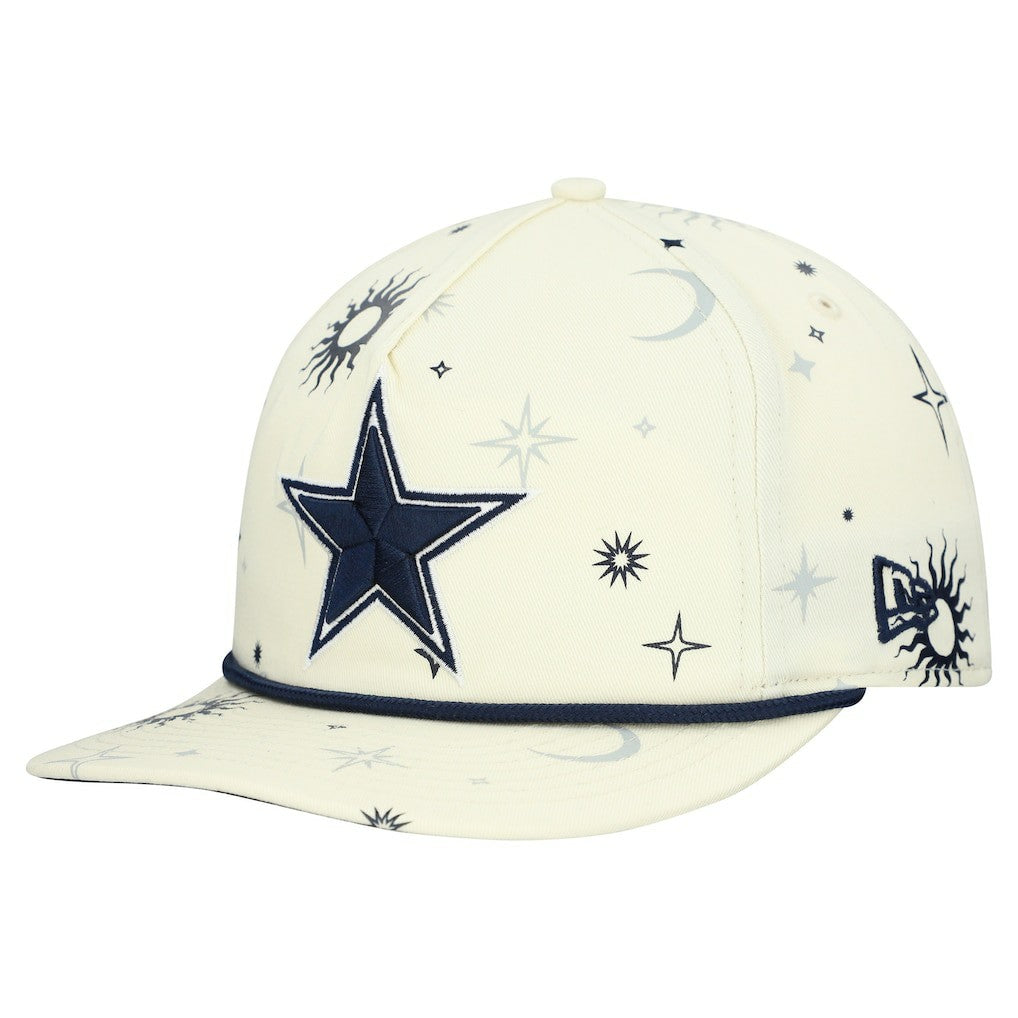 Dallas Cowboys New Era Celestial Golfer Snapback Hat Stone - NFL