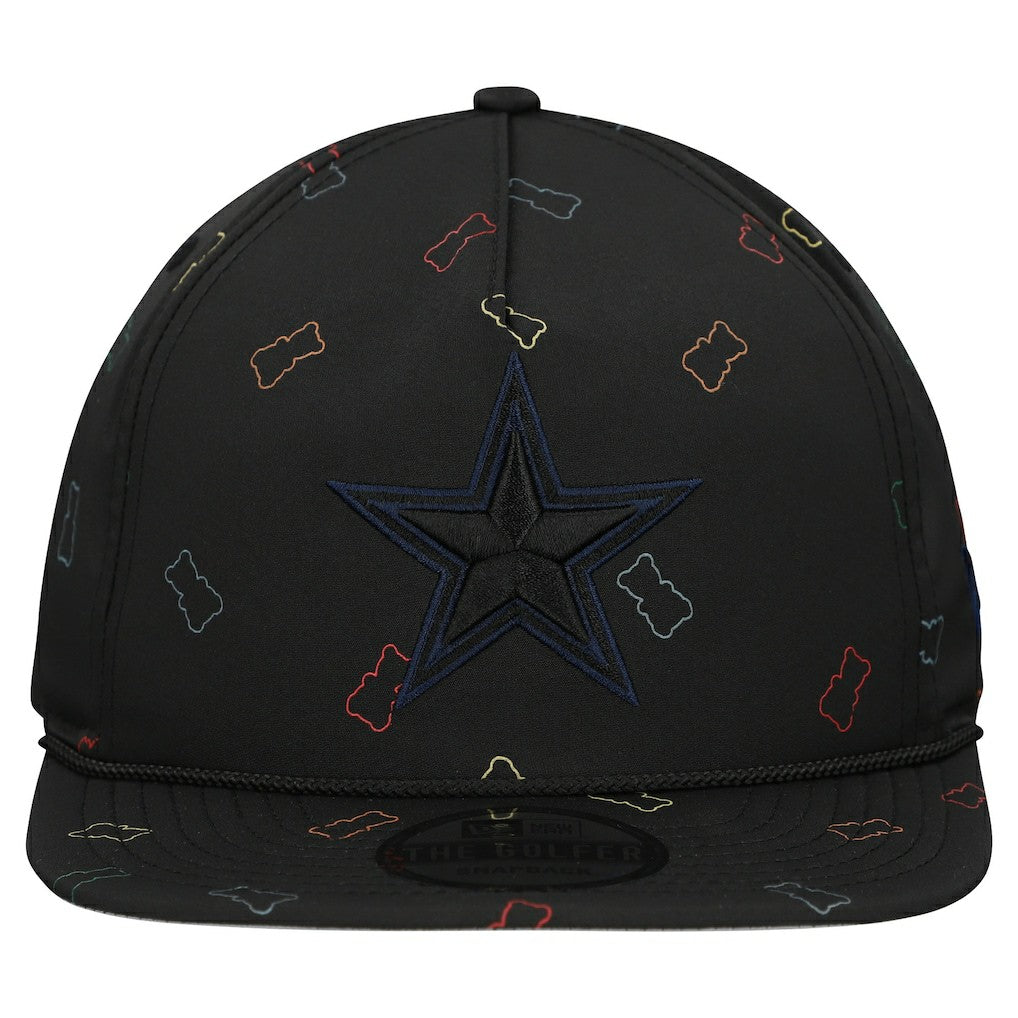 Dallas Cowboys New Era Gummy Golfer Snapback Hat Black - NFL