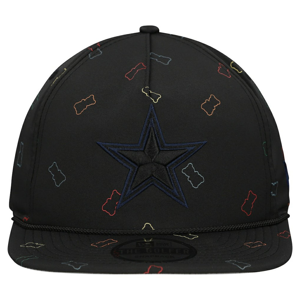 Dallas Cowboys New Era Gummy Golfer Snapback Hat Black - NFL