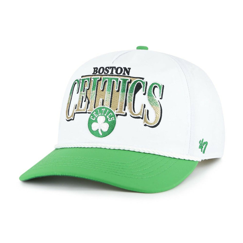 47 brand - Boston Celtics '47 Tribute Two-Tone Hitch Adjustable Hat - White/Kelly Green