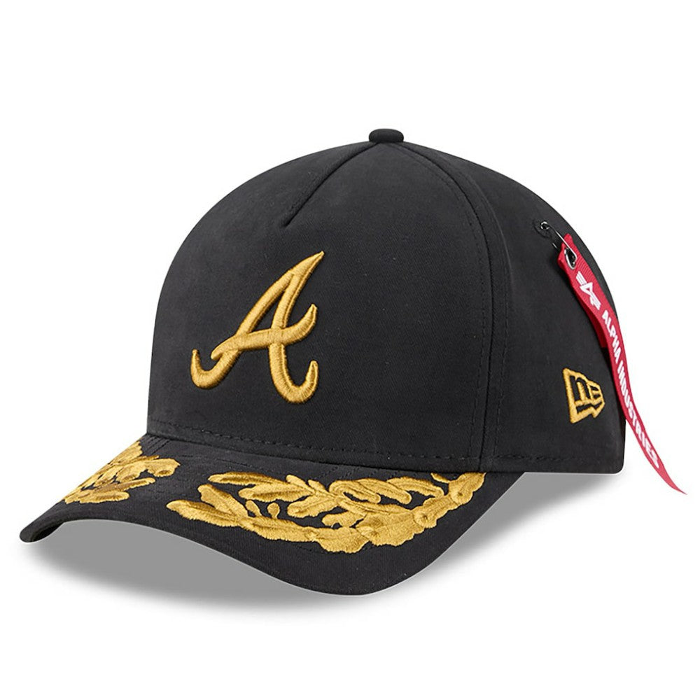 Atlanta Braves New Era x Alpha Industries A-Frame 9FORTY Adjustable Hat On Sale