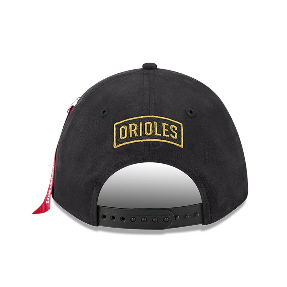 Baltimore Orioles New Era x Alpha Industries A-Frame 9FORTY Adjustable Hat Near Me