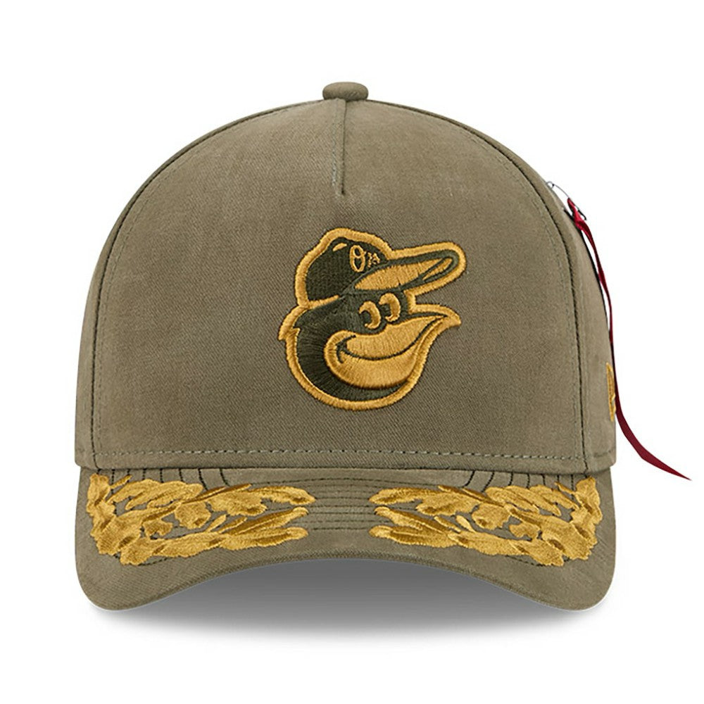 Baltimore Orioles New Era x Alpha Industries A-Frame 9FORTY Adjustable Hat Clearance