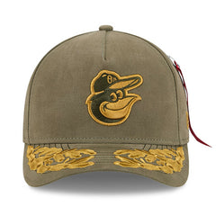 Baltimore Orioles New Era x Alpha Industries A-Frame 9FORTY Adjustable Hat Clearance