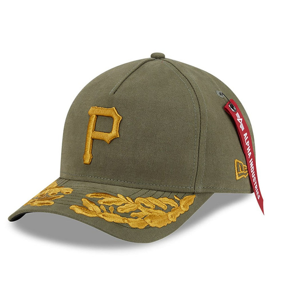 Pittsburgh Pirates New Era x Alpha Industries A-Frame 9FORTY Adjustable Hat Clearance