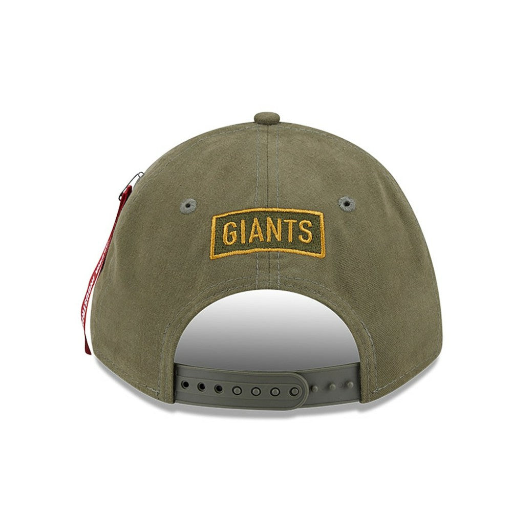 San Francisco Giants New Era x Alpha Industries A-Frame 9FORTY Adjustable Hat Lifestyle