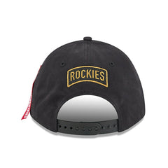 Colorado Rockies New Era x Alpha Industries A-Frame 9FORTY Adjustable Hat Near Me